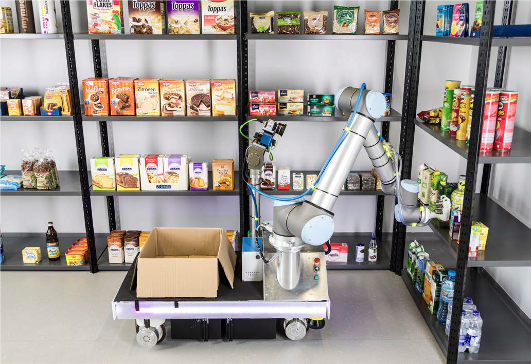 Die SeRoNet-Plattform eröffnet ganz neue Geschäftsmodelle für gewerbliche Serviceroboter wie beispielsweise mobile Systeme in der Logistik.