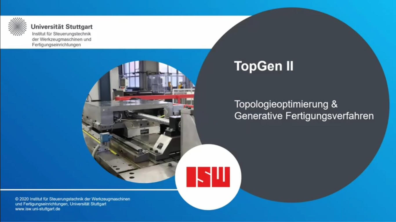 Vorschau-BildTopGen II - Topologisch optimierte Bauteile für generative Fertigungsverfahren